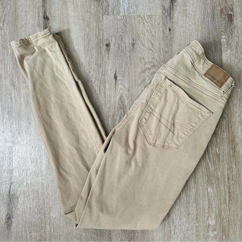 American Eagle Outfitters Beige Jeggings